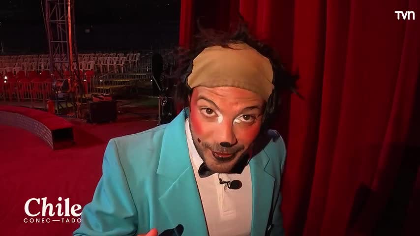 Así fue el debut de Simón Oliveros como payaso del Circo Tony Caluga