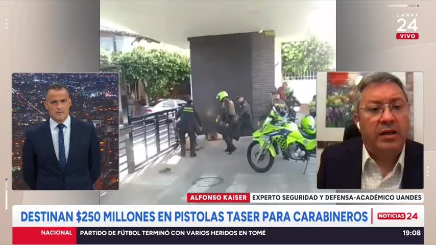 Experto y pistolas Taser: “Pueden provocar problemas cardíacos a personas que tengan condiciones previas”