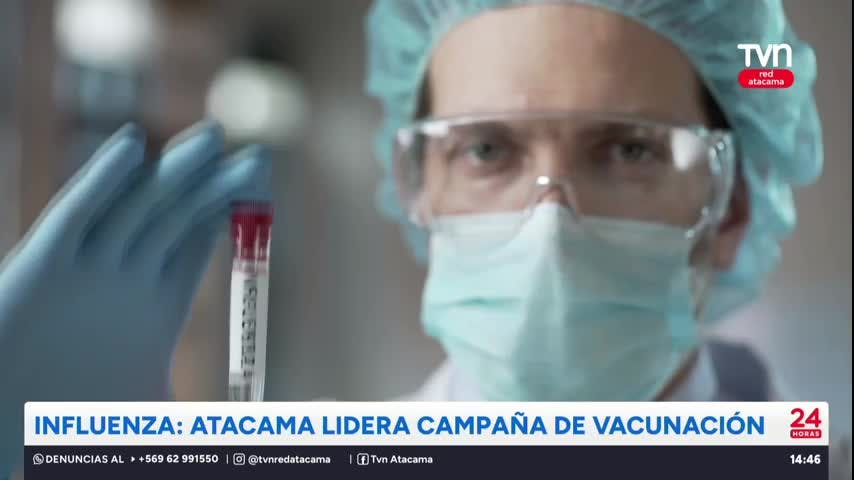 Atacama lidera campaña de vacunación contra la influenza