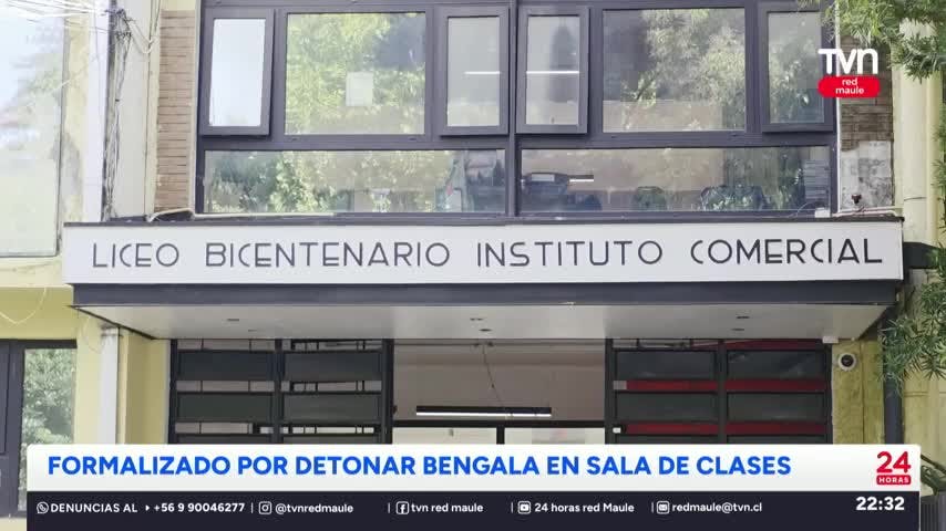 Estudiante de segundo medio formalizado 