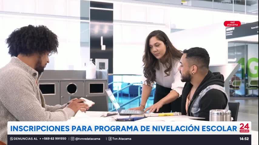 Llaman a inscribirse a programa de nivelación escolar