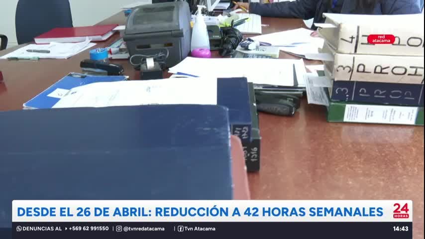 Nueva reducción a la jornada laboral desde el 26 de abril