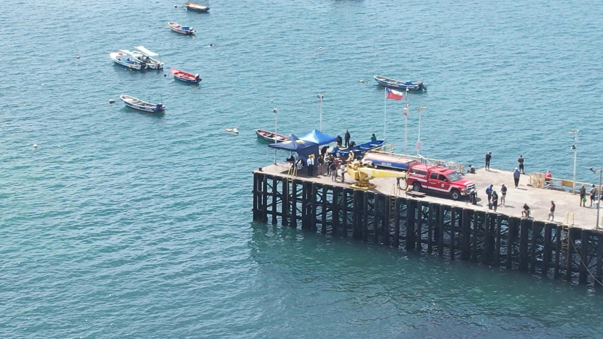 Intensifican búsqueda submarina de buzo comercial desparecido en Mejillones