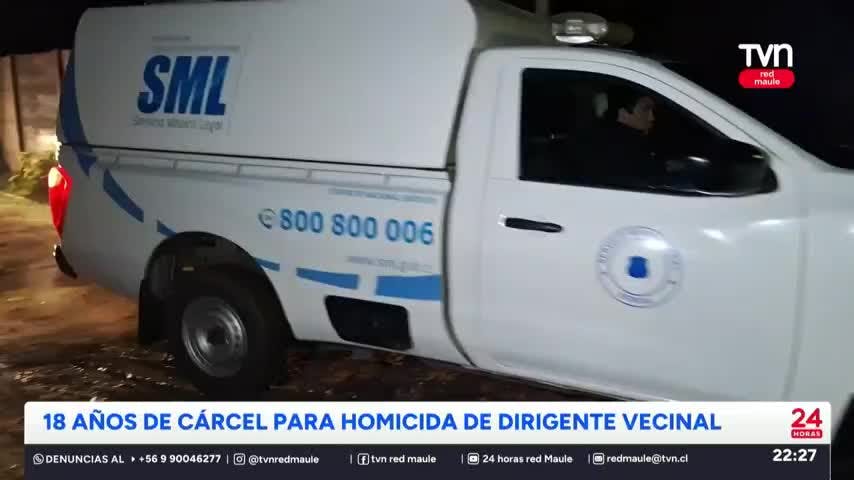 Dictan sentencia para homicida de dirigente vecinal de Curicó