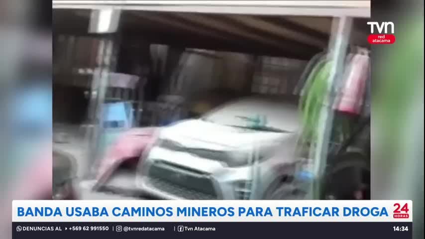 Banda usaba caminos mineros para transportar droga