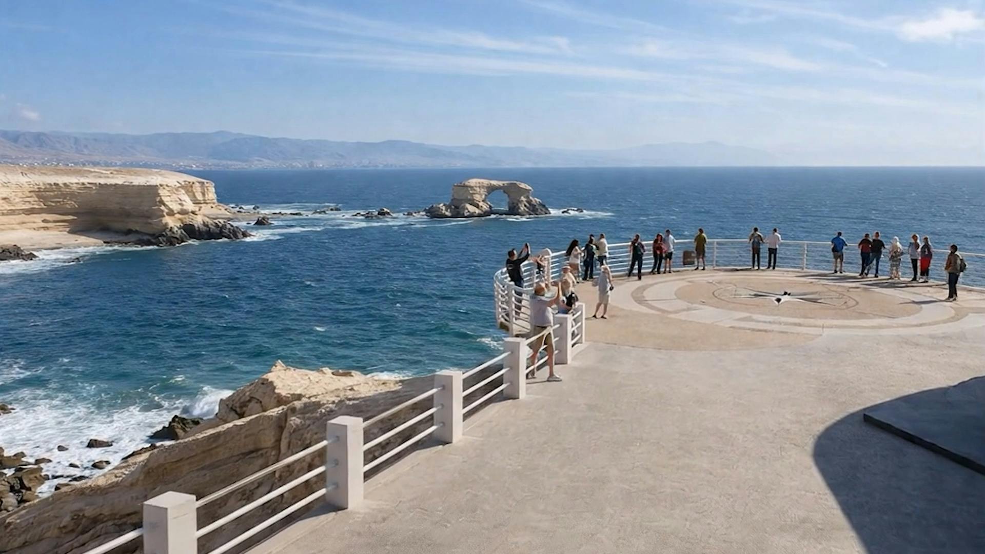 Presentan avances de proyecto de reposición del mirador la Portada