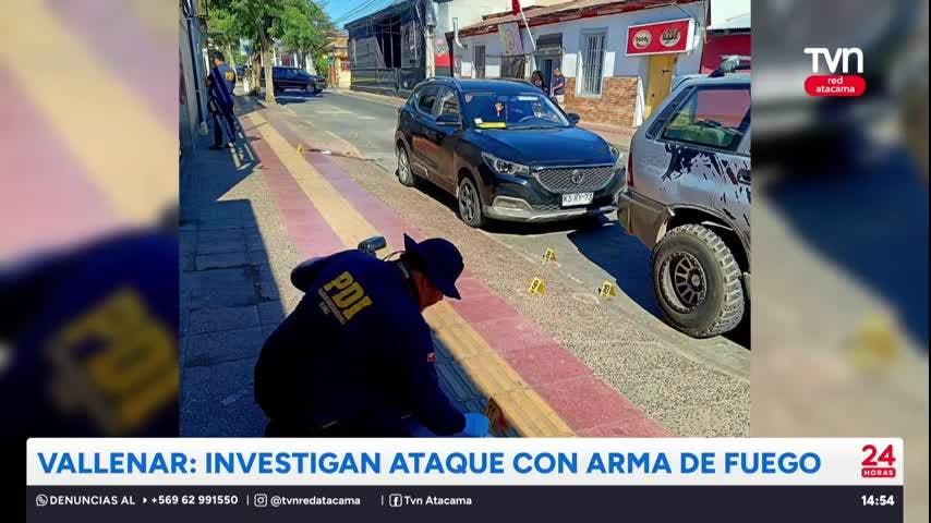 Vallenar: Joven resultó herido tras ataque con arma de fuego