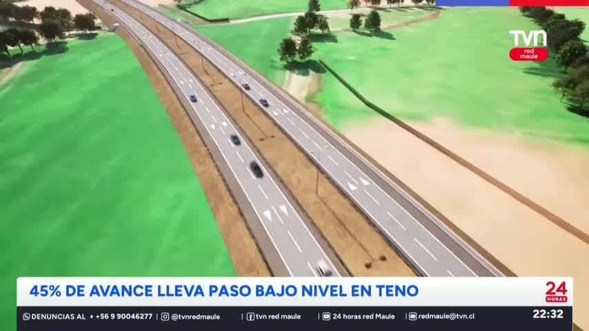 Avanzan obras de conectividad en Teno que reducirán tiempos de desplazamiento