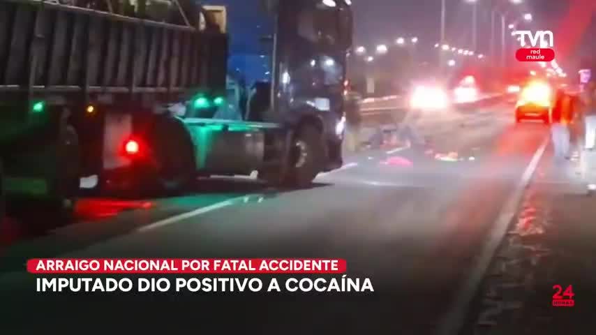 Imputado por fatal accidente en Talca quedó con arraigo nacional