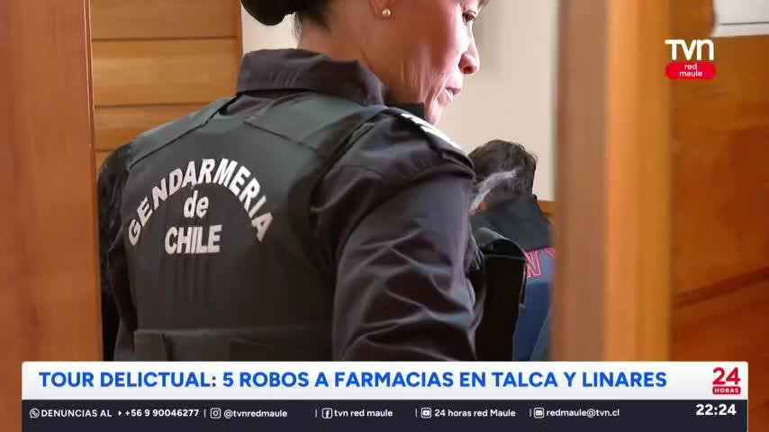 Tour delictual: menor es detenido por 5 robos a farmacias