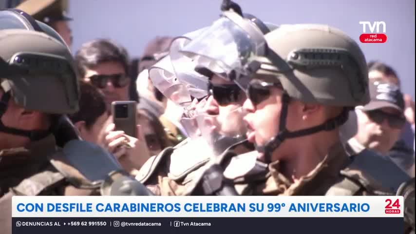Carabineros celebran su 99° aniversario