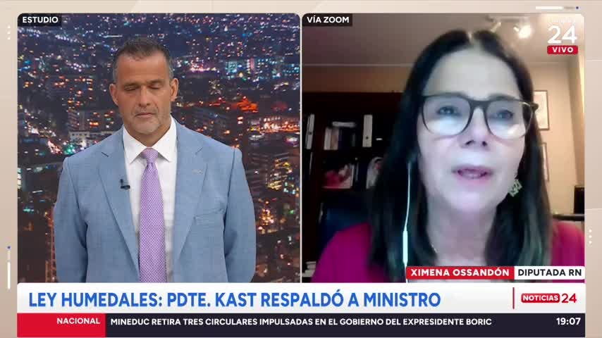 Diputada Ossandón y polémica por humedales: “Los ministros no pueden ir contra la ley”