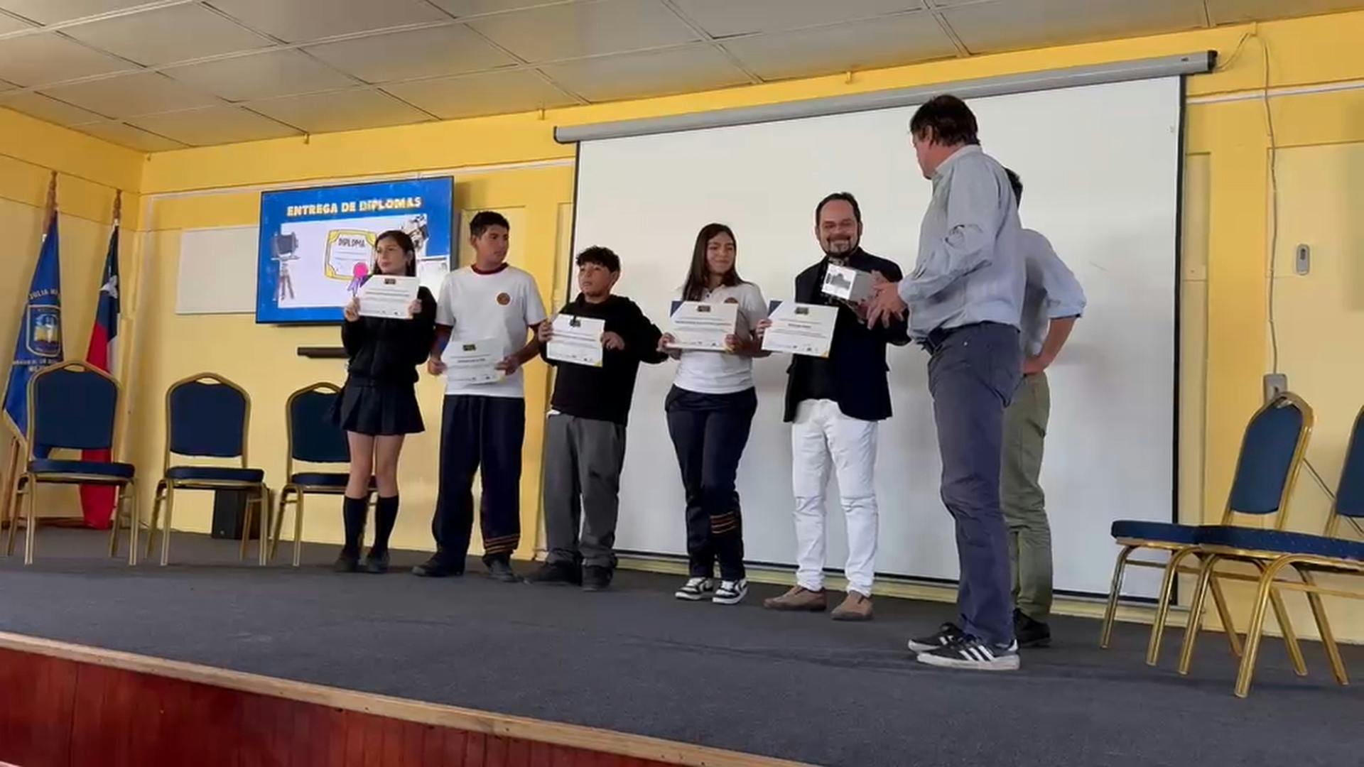 Premiación de la cuarta versión del festival fútbol cine