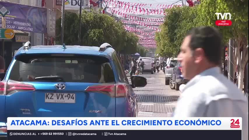 ¿Cómo se refleja el crecimiento económico de Atacama?