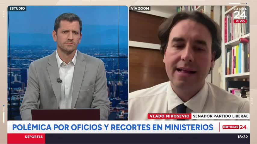 Senador Mirosevic por oficios y recortes ministeriales del Gobierno: “Se está siguiendo el manual de Milei que no le hace bien a Chile”