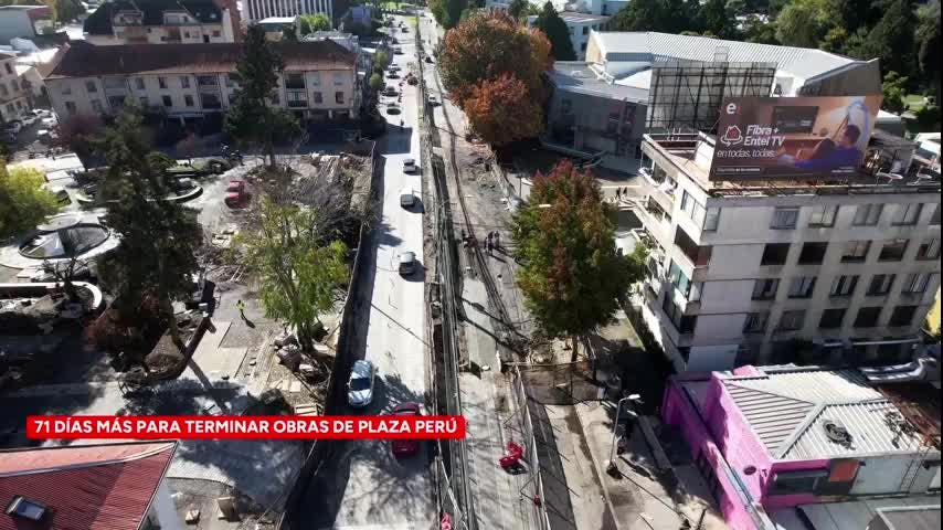Municipio da 71 días más para terminar obras en Plaza Perú