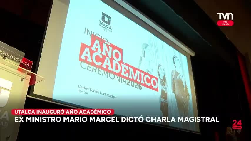 Ex Ministro inauguró Año Académico de la Universidad de Talca