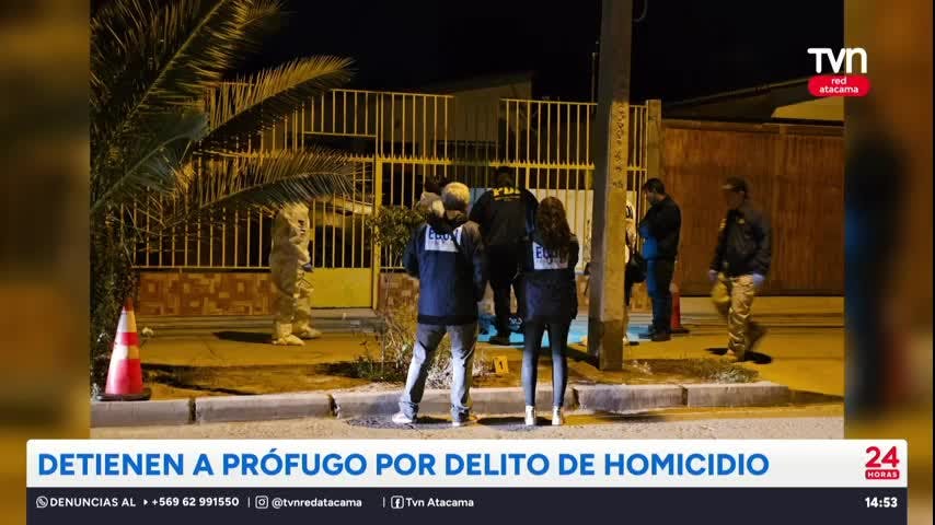 Detienen a prófugo por delito de homicidio
