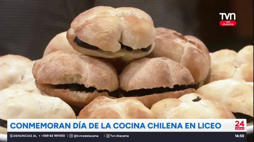 Conmemoran Día de la Cocina Chilena en liceo de Copiapó