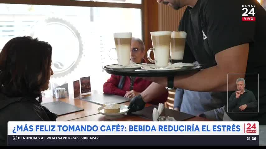 ¿Más feliz tomando café?: Bebida reduciría el estrés