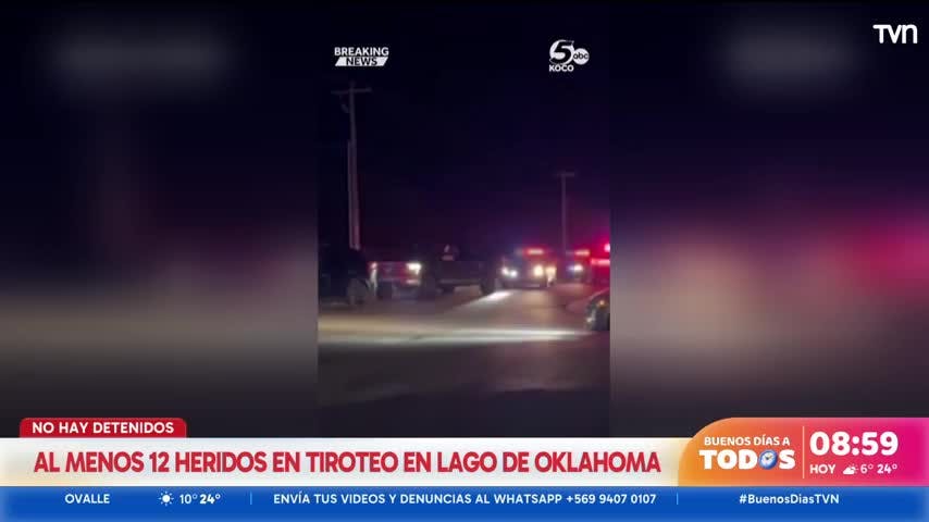 Tiroteo en Estados Unidos dejó al menos 12 heridos