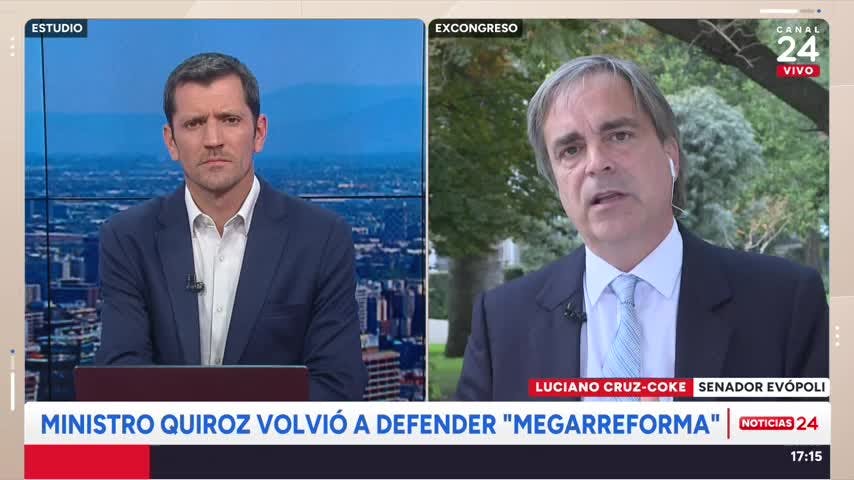 Senador Cruz-Coke y megarreforma del Gobierno: “Es una reforma tributaria, no es encubierta como dicen"