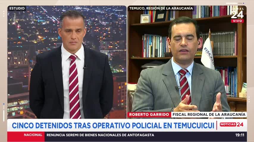 Fiscal Garrido y operativo en Temucuicui: "Hay un debilitamiento de la capacidad operativa de estos grupos criminales"