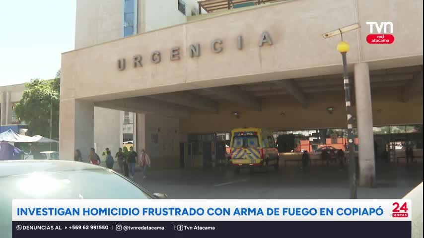 Copiapó: Investigan homicidio frustrado con arma de fuego