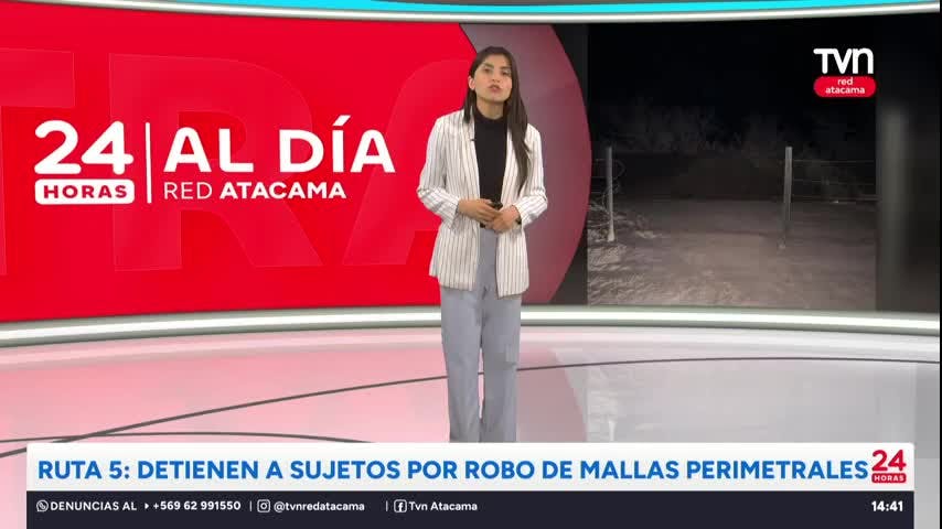 Detienen a sujetos por robo de mallas perimetrales