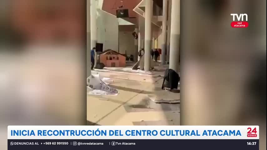 Inicia reconstrucción del Centro Cultural Atacama