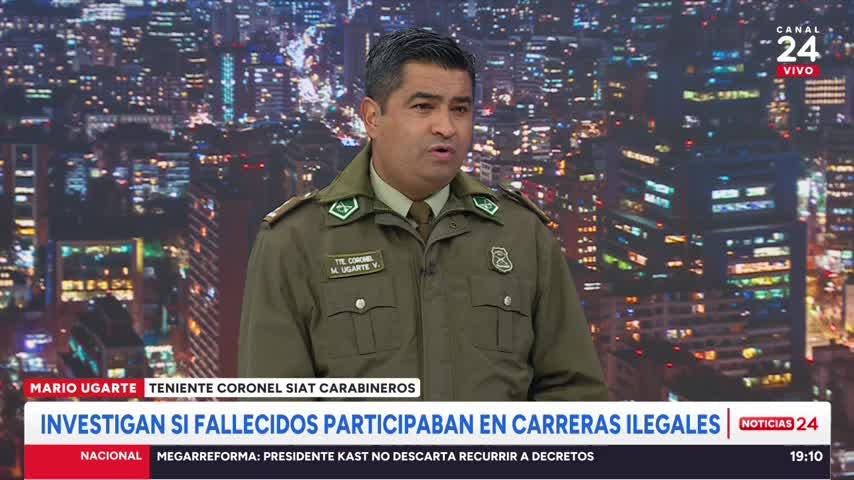 Motoristas fallecidos en Ruta 5: Carabineros investiga posible carrera clandestina