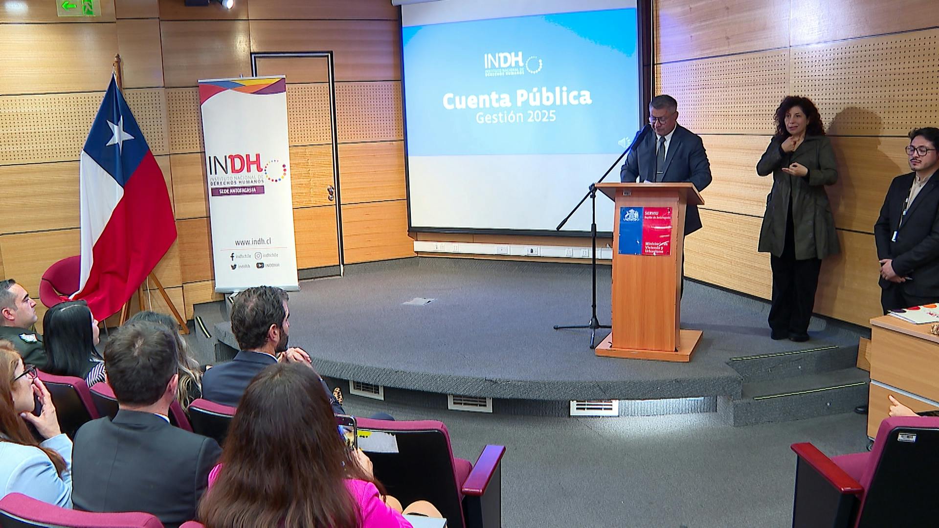 INDH realiza su cuenta pública 2025
