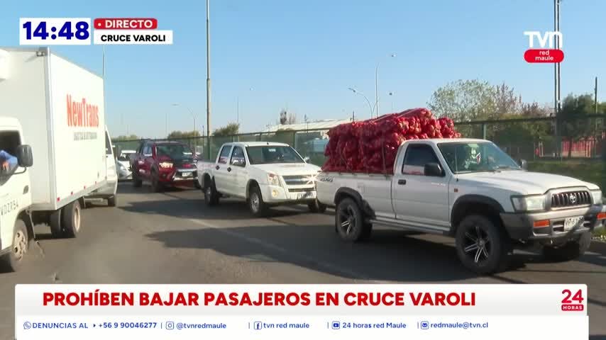 Buses dejan de parar en cruce Varoli y desatan polémica en Talca