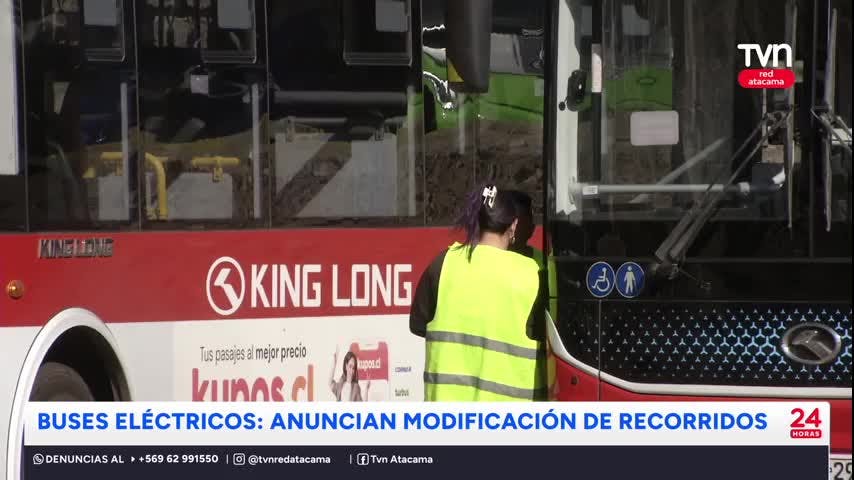 Buses eléctricos: Cinco líneas modifican sus recorridos