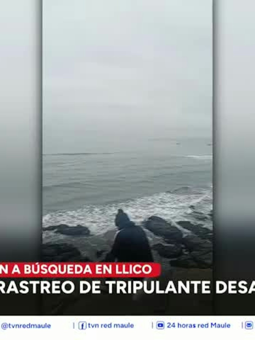 Mantienen operativo de búsqueda de pescador desaparecido en Llico
