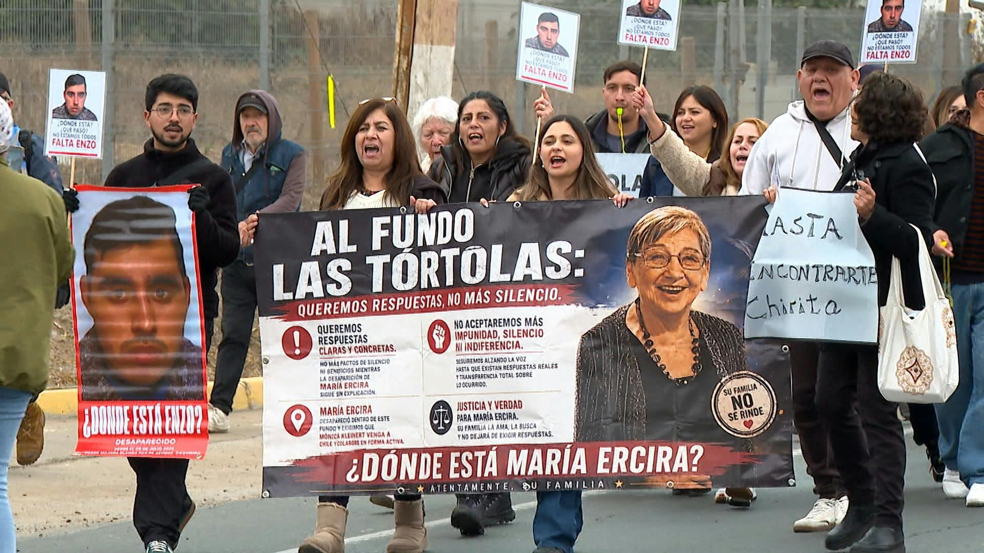Familia de Maria Ercira realizó marcha para pedir justicia