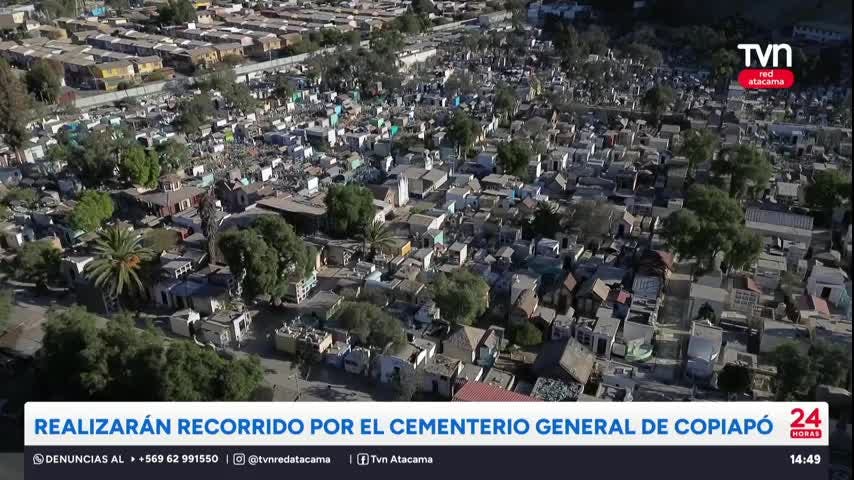 Realizarán recorrido por el cementerio general de Copiapó