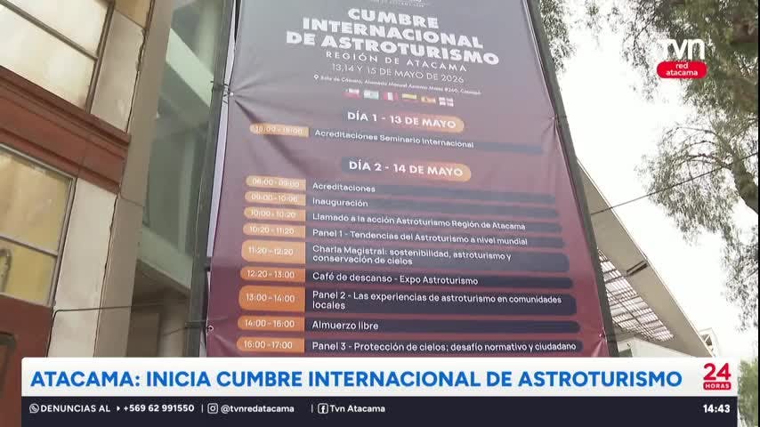 Atacama: Inicia cumbre  internacional de astroturismo