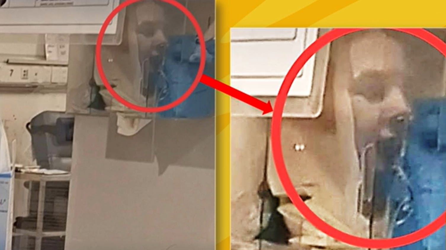 "Es una presencia que las molesta": Logran captar extraña figura de un rostro de mujer en Hospital Félix Bulnes 
