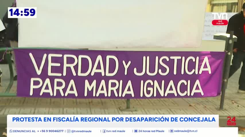 Familiares y amigos de concejala desaparecida exigen resultados frente a la fiscalía regional