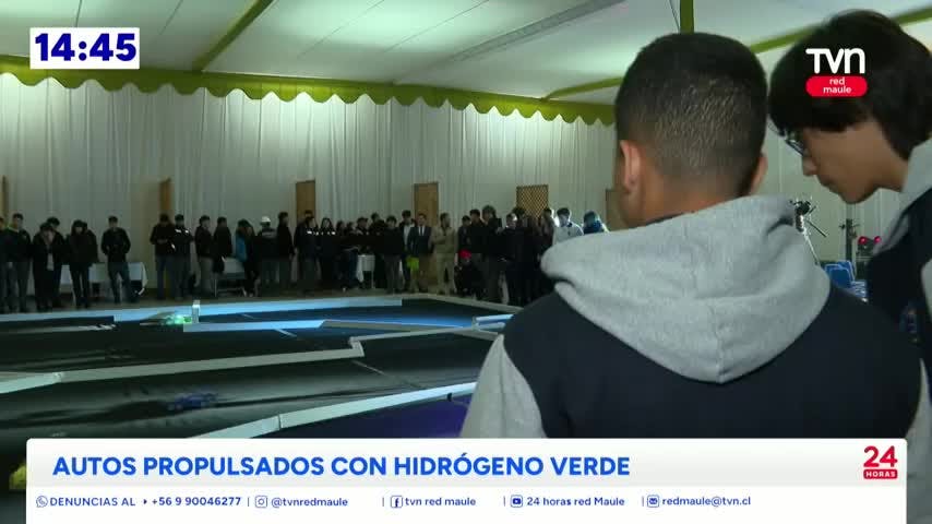 Autos a escala propulsados con hidrógeno verde en Yerbas Buenas.