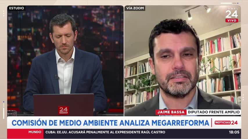 Diputado Bassa y revisión de megarreforma en comisión de Medio Ambiente: “Protege los negocios, no protege la vida”
