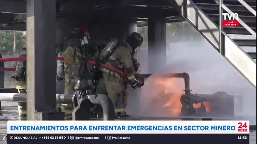 Capacitaciones para enfrentar emergencias en sector minero