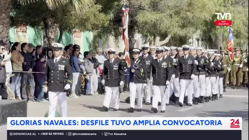 Caldera conmemoró el Día de las Glorias Navales