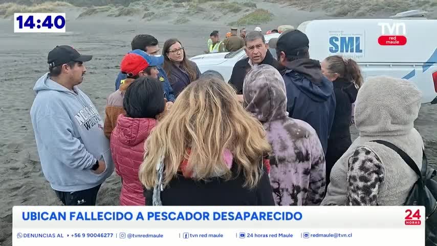 Confirman que cuerpo hallado en Boyeruca sería en del pescador desaparecido