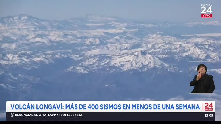 Volcán Longaví: más de 400 sismos en menos de una semana 