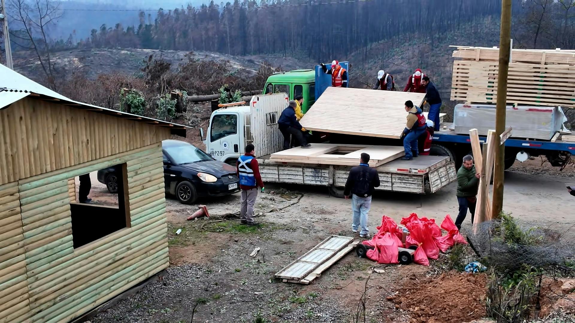 Concepción rural: 10 Familias damnificadas por los incendios recibirán viviendas definitivas