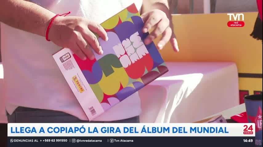 Fiebre mundialista: Llega a Copiapó la gira del álbum