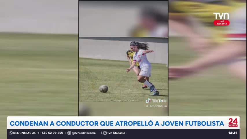 Condenan a conductor que atropelló a joven futbolista