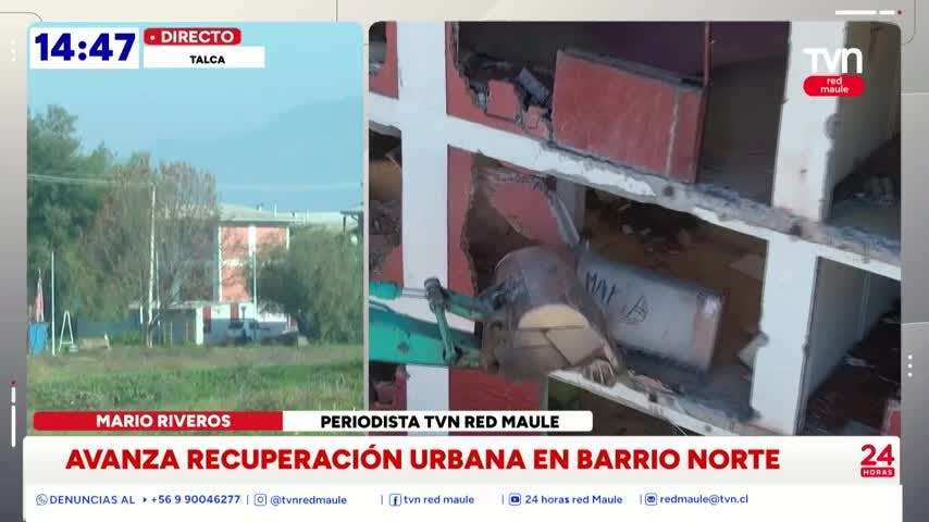 Avanza proceso de regeneración urbana en barrio norte de Talca